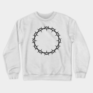 Crown of thorns from the head of Jesus Christ Crewneck Sweatshirt